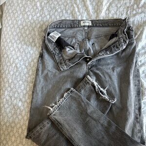 Agolde Gray High Rise Jeans